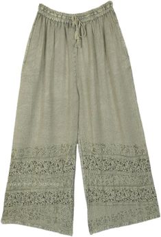 Free flowing stonewashed straight-leg pants are the perfect for any season. They impart effortless style with floral embroidery and floral patchwork in the same blue color and the rayon keeps you cool, the stonewashed look gives a unique style. #tlb #SplitSkirtsPants #Stonewash #Embroidered #Misses #Pocket #Summerpants #greenpants #greenstreetpants Casual Wide Leg Pants With Floral Embroidery, Bohemian Cotton Pants With Floral Embroidery, Bohemian Non-stretch Bottoms With Floral Embroidery, Bohemian Wide Leg Bottoms With Floral Embroidery, Bohemian Wide-leg Pants With Floral Embroidery, Bohemian Floral Embroidery Pants For Summer, Casual Linen Bottoms With Floral Embroidery, Bohemian Straight Pants With Floral Embroidery, Bohemian Pants With Floral Embroidery