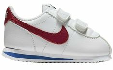 NIKE TODDLER  CORTEZ BASIC SL (TDV) 904769 103 WHITE / VARSITY RED TODDLERS Nike Original, Classic Cortez, Nike Classic Cortez, Shoes Sneakers Nike, Nike Classic, Forrest Gump, Hot Sneakers, Nike Kids, Nike Cortez