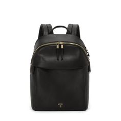 Elevate your every day with this polished leather backpack. Thoughtful interior organization meets modern style in this versatile size. The detachable pouch carries what you need for on-the-go touch-ups. Modern Leather Work Backpack, Modern Leather Backpack For Work, Versatile Backpack For Work, Classic Leather Backpack For Work, Luxury Office Backpack With Detachable Strap, Leather Office Backpack With Detachable Strap, Functional Workwear Backpack With Zipper Closure, Functional Backpack With Zipper Closure, Luxury Backpack For Workwear