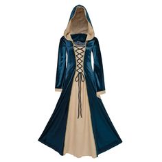 PRICES MAY VARY. Renaissance women in ancient dress, Victorian dress, hooded dress, witch dress, new elegant queen dress, adjustable front lace, make the vintage dress suitable for your body. Occasions: Halloween costume Victorian steampunk women are suitable for daily wear, steampunk theme, birthday party, performance, celebration, masquerade party, wedding, dance, role play, Halloween, Christmas, role play or any other party. Medieval costume is the ideal choice for Renaissance Festival, cospl Long Dress Halloween Costume, Magic Balls, Steampunk Theme, Ancient Dress, Steampunk Women, Witch Dress, Magic Wands, Wedding Doll, Medieval Costume