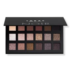 PRO Palette Noir - PRO PALETTE NOIRBenefitsThese ultra-pigmented shadows are as good for the skin as they are gorgeous, with Vitamin E, Cucumber Extract, and Shea ButterCrystalline compound dispersed to hold tightly to the pigments and ensure color clarity throughout the dayUniversally flattering shades enriched by every skin toneExtremely lightweight packaging allows for portability in artist kits/travel bagsReinforced foam cushion protects soft and creamy formulaFragrance-free and Gluten-freeS Reusable Packaging Design, Brown Eyeshadow Palette, Lorac Pro Palette, Light Copper, Professional Makeup Artist, Makeup Reviews, Silver Moon, Ulta Beauty, Professional Makeup