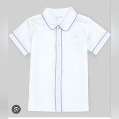 Edgehill Collection Boys Shirt Peter Pan Collar Front Button Closure Short Sleeve New To Poshmark Sign Up With My Code Nandolov And Save $10 On Your First Order. Collared Shirt For School In Summer, Collared Summer Shirt For School, Classic Short Sleeve School Tops, Classic Collared Tops For School, Classic Short Sleeve Tops For School, Classic School Tops, Classic Short Sleeve School Shirt, Classic Short Sleeve Shirt For School, School Uniform Tops With Collar