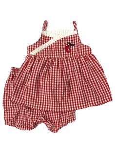 Infant Girls Red & White Gingham Cherry Patriotic Sun Dress Sundress Outfit 6m Your baby will look adorable in this red & white gingham cherry dress & diaper cover set! Size 6 months 100% cotton Made in Vietnam Payment We accept PayPal as our payment method. Immediate payment is required. If you have any questions about payment, please feel free to contact our customer support team. Return Policy We have a no hassle return policy If you are unhappy with your purchase, please contact us within 14 Sundress Outfit, H&m Baby, Spring Red, Baby Fits, Cherry Dress, Infant Girls, Girls Red, Newborn Outfit, Red Gingham