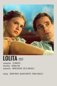 the movie poster for lollita, starring actors from left to right john krass