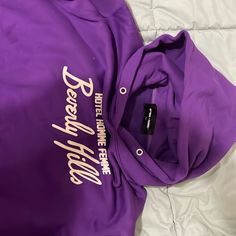 Wonderful Brand New Hoodie Never Worn Hoodie Purple, Purple Color, Color Purple, Mens Shirts, Sweatshirts Hoodie, Man Shop, Brand New, Sweatshirts, Purple