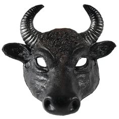 PRICES MAY VARY. Foam Bull Face Mask Costume Accessory Made of Dense Rubber-Like Foam Sized to Fit Most Adults Great for Halloween, Theatre Productions, Costumes and More! Bull Mask, Face Mask Costume, Bull Face, Zebra Mask, Brown Clothing, Mask Costume, Half Mask, Skull Mask, Black Bull