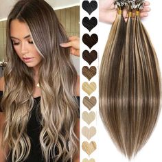 200S THICK 100% Remy Human Hair Extensions Micro Loop Nano Ring Beads balayage Hair Type US TOP QUALITY ---- 100% Human Hair Micro Ring Loop Beads Links Pre Bonded Remy Nano RIng Hair Extensions Length & Weight Weigth / Strand: 0.5 gram Or 1 gram 0.5 g/s, 50 g  -  100 Strands / pack,  100 g - 200 Strands / 2 packs 1 g/s, 50 g  -  50 Strands / pack,  100 g - 100 Strands / 2 packs 16 Inch ~50g / 100g  (100% Remy & Soft Hair ) 18 Inch ~50g / 100g  (100% Remy & Soft Hair ) 20 Inch ~50g / 100g  (100% 20inch Hair Extensions, Nano Ring Hair Extensions, Soft Hair Color, Hair Extension Lengths, Mega Hair, Natural Blondes, Bleach Blonde, 100 Remy Human Hair, Remy Human Hair Extensions