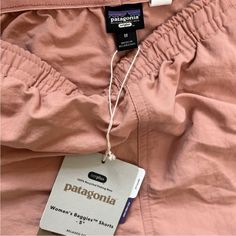 Patagonia Baggies. Salmon Color. New With Tags! Medium. Women’s. Previous Listing Is “Sold” But Transaction Never Went Through. So Listing It Here Again! Patagonia Baggies, Patagonia Shorts, Patagonia Women, Salmon Color, Patagonia Womens, Shorts Athletic, Athletic Shorts, Patagonia, Relaxed Fit