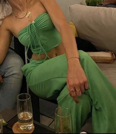 Green Beach Outfit, Vegas Fits, Island Outfits, Green Beach, Ropa Diy, Outfit Aesthetic, Looks Chic