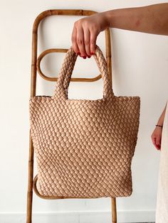 Step out this summer in our newest summer woven tote bags! These vegan leather tote handbags feature a gorgeous woven pattern, are super spacious, and also include a smaller catch all zip up bag! The perfect everyday bag, work bag, or summer tote as you babes head to the pool! medium/large size tote available in 3 colors: sky blue, olive, and beige woven pattern vegan leather hangbag tote style handbag Leather Tote Handbags, Summer Tote Bag, Boho Handbags, Summer Tote Bags, Summer Tote, Vegan Leather Tote, Woven Tote Bag, Boho Bags, Woven Pattern