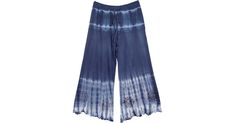 Casual Indigo Bottoms For Summer, Casual Summer Indigo Bottoms, Indigo Bohemian Bottoms For Summer, Bohemian Indigo Bottoms For Summer, Boho Tie Dye, Hippie Look, Scarf Shirt, Trendy Skirts, Split Skirt