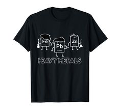 a black t - shirt with the words heavy metal on it