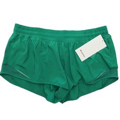 Lululemon Hotty Hot Shorts Low Rise Lr 2.5” Lined Casg Cascadia Green Size 14 *Please Note Color May Vary Slightly In Person Due To Lighting* Why Shop With Us? About Us We Have Been In Business For 7+ Years And Are Trusted Sellers With 22,000 Sales And Counting. Our Goal Is To Provide A Good Shopping Experience And Above Standard Customer Service. Please Reference Our Reviews. 100% Authentic All Of Our Products Are Purchased From Authorized Retailers. If You Have Any Questions We Are Here, Just Lululemon Shorts Pack, Functional Green Bottoms For Running Errands, Lululemon Colors, Cute Lululemon Outfits, Cute Sporty Outfits, Green Lululemon, Shorts Low Rise, Lulu Shorts, Lime Green Shorts