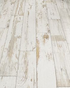 Tribeca Blanco Whitewashed Wood Look Tile Farmhouse Bathroom Floor Ideas, Farmhouse Bathroom Floor, Bathroom Floor Ideas, Farmhouse Kitchen Flooring, Beach House Flooring, White Washed Floors, Wood Grain Tile, Wood Look Tile Floor, Modern Farmhouse Ideas