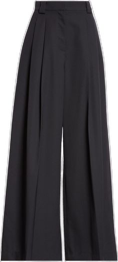 Black Wide Leg Culottes For Formal Occasion, Black Pleated Wide Leg Culottes, Formal Black Wide-leg Culottes, Black Formal Wide-leg Culottes, Black Pleated Wide Leg Pants For Work, Black Straight Culottes For Formal Occasions, Black Pleated Wide Leg Pants For Evening, Evening Black Pleated Wide Leg Pants, Pleated Wide-leg Culottes For Work