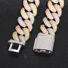 Miami Cuban Link Chain, Diamond Ice, Miami Cuban Link, Cuban Link Chain Necklaces, Miami Cuban, Gold Plated Chains