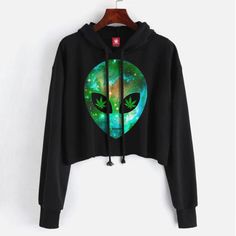 Alien Crop Top, Diy Hoodie, Comfortable In Your Own Skin, Future Wardrobe, Western Look