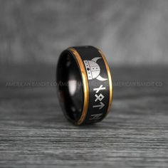 IMG_6386 Nordic Rings, Viking Rings, Opal Necklace Silver, Nordic Runes, Raw Stone Jewelry, Rings Black, Viking Ring, Badass Style, Black Tungsten