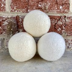 Our All Natural 100% Organic Wool Dryer Balls are proudly brought to you by FaithfullyHisDesigns Organics Say goodbye to these following ingredients found in standard dryer sheets: Chemicals Dyes Fragrances or fragrance oils Phosphates Chlorine or bleach SLS Formaldehyde Parabens Sulfates Brighteners Sold in a 2 pack (good for up to 1000 plus washes) You will get 2 Pack of all natural 100% organic wool dryer balls about 2.9 inches/ 7.4 cm in diameter.  FASTER DRYING TIME: dryer balls help promot Laundry Balls, Liquid Fabric Softener, Dryer Balls, Wool Dryer Balls, Wool Balls, Dryer Sheets, Eco Friendly Fabric, Fragrance Oils, Fabric Softener