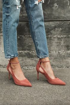 Shoes for Women - Shop Boots, Flats, Sandals - Top Styles - Lulus Light Pink Shoes, Burgundy Pumps, High Heels Classy, Rusty Rose, Beige Heels, Heels Classy, Classic Pumps, Ankle Strap Pumps, Pointed Toe Heels