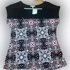 Ava James Top That Is Brand New With Tags In A Size Small Aztec Pattern, Comfort Colors Tee, Peasant Tops, Red Lace, Graphic Tee Shirts, Gilmore Girls, Crop Shirt, Striped Shorts, Short Sleeve Blouse