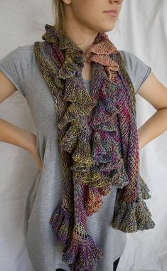 Pattern Knitted Finch Ruffle Shawl - Etsy Australia