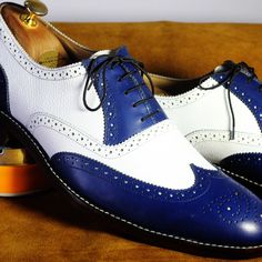 Home · Bespoke Footwear · Online Store Powered by Storenvy Blue Brogue-detailed Loafers For Galas, White Brogue Oxford Shoes With Pointed Toe, Blue Pointed Toe Leather Shoes For Semi-formal Occasions, White Wingtip Dress Shoes For Office, White Wingtip Oxfords For Office, Blue Wingtip Dress Shoes For Office, White Leather Business Shoes With Textured Sole, White Leather Shoes With Textured Sole For Business, White Leather-sole Oxfords For Semi-formal Occasions