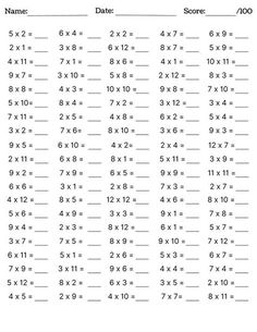 printable worksheet for kids with numbers and times