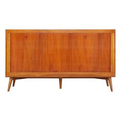 the sideboard is made out of wood