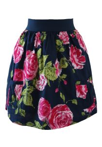 Navy/Hot Pink Petal Party Skirt for tweens Eco Friendly Dress, Hot Pink Skirt, Blue Floral Skirt, Pocket Skirt, Pretty Skirts, Printed Skirt, Skirt Floral, Party Skirt