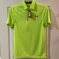 Nwt Under Armour Men’s Tech Polo, Loose Fit, Textured-Light-Breathable Fabric 100% Polyester *Smoke Free Home * Hypoallergenic Dog Home Yellow Sports Shirt For Summer, Sporty Yellow Polo Shirt With Short Sleeves, Sporty Yellow Short Sleeve Polo Shirt, Yellow Sporty Shirt For Sports, Sporty Yellow Shirt For Sports, Yellow Summer Sports Shirt, Casual Green Under Armour Top, Casual Green Tops By Under Armour, Dog Home