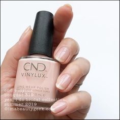 Cnd Nail Colors, Cnd Nails, Cnd Vinylux, Sheer Shades, Cashmere Color, Pinch Pots, Nail Bar, Happy Wedding, Beauty Inspiration