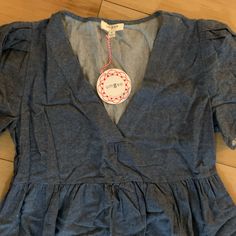 Umgee Denim Look Dress. New With Tags!! Size Medium With Cute And Unique Design, Deep V Front And Cinched Sleeve Detail. Would Be So Cute For A Comfy Holiday Look! Umgee Dress, Holiday Looks, Sleeve Detail, Deep V, So Cute, Unique Design, Colorful Dresses, Unique Designs, Size Medium