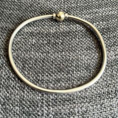 Excellent Condition. Not Perfectly Oval But Screws Right On And Looks Fine When On. Stamped 925 And 14k. No Other Stamps Do Not Sure Of The Brand. 11.3 Grams. 2 1/2” Wide X 2 1/4” Tall. Cape Cod, Womens Jewelry Bracelets, Silver Gold, Cape, Women Jewelry, Bracelet, Sterling Silver, Silver, Gold