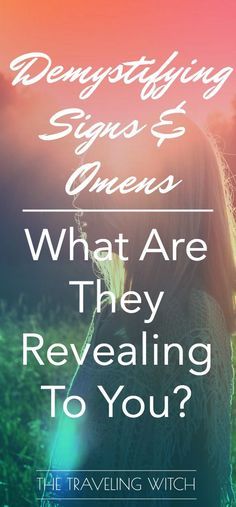 Demystifying Signs & Omens: What Are They Revealing To You? // Magick // Witchcraft // The Traveling Witch Spirit Guide Signs, The Occult, Psychic Development, Blogging Advice, Spirituality Energy