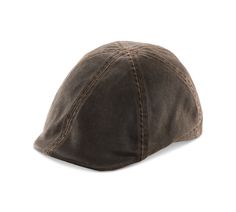 A timeless look in weathered fabric, this ivy cap from Dorfman Pacific elevates any casual ensemble. Duckbill Cap, Duck Bill, Ivy Cap, Rugged Look, Women's World Cup, Custom Ties, Fragrance Gift Set, Scarf Men, Mens Gift Sets