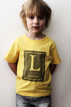 L is for... tee T Shirts For Women