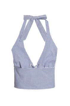 Tie front bralette halter This woven fabric is made with 50% cotton and 50% polyester. Dry Clean or Wash on cold and air dry For the bold and adventurous, the Bryn halter top in Gingham serves a classic Western look. Each Bryn Top is handmade in Lindsey’s NYC atelier. Cotton Halter Neck Top With Adjustable Straps, Cotton Halter Neck Tops For Beachwear, Chic Gingham Tops For The Beach, Cotton Halter Top For Beach Season, Cotton Halter Neck Top For Beach Season, Cotton Halter Neck Top For Day Out, Summer Cotton Halter Neck Top, Cotton Summer Halter Top, Cotton Gingham Swimwear For The Beach