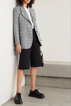 Anine Bing, Buffalo Check, Personal Shopper, Wool Blazer, Thom Browne, Personal Shopping, Riverdale, Net A Porter, Everyday Outfits