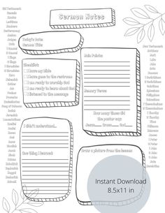 the instant printable recipe book with instructions to make it