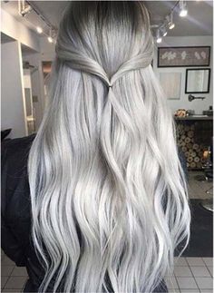 Grey Hair Color Silver, Grey Blonde Hair, Grey Blonde, Hair Silver, Silver Hair Color, Silver Grey Hair, Silver Blonde, Super Hair, Hair Color For Women