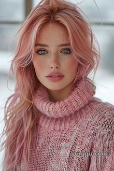 Pink Ombre Hair - A Trendy Transformation! - Puqqu V Shape Hair, Pink Ombre Hair, Hair Colorful, Extension Hair, Pastel Pink Hair, Ombré Hair, Hair Color Techniques