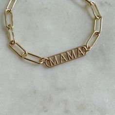 View in 14K Gold. A Mama necklace for the expecting mama, the fur-baby mama, the plant mama, the fun mama, the cool mama... any and all of the mamas! This pendant measures approximately 1" long and 1/4" tall. *If you choose to add a chain, the charm will be included in the overall length of your bracelet or necklace. To create the original version of this intricate piece, we used 3D-printed elements combined with our method of hand-carving wax. Click here to learn more about how we use the lost- Plant Mama, Mama Necklace, Bronze Earrings, Casting Jewelry, Birthstone Bracelets, Mom Necklace, Birthstone Earring, Turquoise Rings, Chain Jewelry