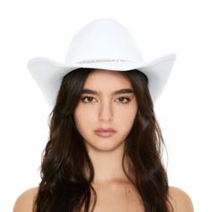 PERFECT FOR BACHELORETTES AND BRIDAL SHOWERS! Retail: $30 Delivery available in 4-6 business days. Need it sooner? Email us at Admin@borrowmebridal.com! Brushed & woven cowboy hat featuring rhinestone trim and an attached veil. - Circumference: 23" - Brim: 3.5" White Hats For Western-themed Events, Fitted White Hat Bands For Country Events, White Fitted Hat Bands For Country Events, White Hat Band For Spring Ranch Occasions, White Hat Bands For Spring Ranch, Spring White Hat Band For Ranch, White Hat For Western-themed Spring Events, Fitted White Hat Bands For Western-themed Events, Fitted White Hat For Western-themed Events