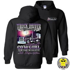 Trucker Hoodie | Asphalt Cowgirl Lady Truck Driver Hoodie | Truck Driver GiftTruck Driver Because Asphalt Cowgirl Is Not An Official Job Description Lady Truck Driver Hoodie.*Pullover or Zip UpProduct Specification:Pullover Hoodie: Fits more tightly than many other sweaters. Great to wear casually or even exercise in. 8 oz 50% cotton, 50% polyester. Air Jet Spun Yarn. Double lined hood with matching drawstring. Double-needle stitching. Set-in sleeves. 1x1 athletic rib knit cuffs with Lycra(R)Zip Pre-shrunk Cotton Long Sleeve Hoodie, Black Pre-shrunk Casual Hoodie, Black Casual Pre-shrunk Hoodie, Cotton Long Sleeve Pre-shrunk Hoodie, Pre-shrunk Black Hoodie For Winter, Black Pre-shrunk Fleece Hoodie, Black Pre-shrunk Hoodie For Winter, Black Pre-shrunk Hooded Top, Winter Pre-shrunk Hooded Hoodies