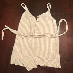 Nwot Billabong Striped Button Down Romper Size: Large (Does Run Short) *Is Wrinkled From Being Worn Once But Could Be Ironed Or Steamed Out* Feel Free To Bundle To Save On Shipping! Make An Offer! White Cotton Beach Jumpsuits And Rompers, White Cotton Jumpsuits And Rompers For Beach, Summer Jumpsuits And Rompers With Buttons, Summer Jumpsuits And Rompers With Buttons For Vacation, White Cotton Jumpsuits And Rompers For Vacation, Summer Beach Jumpsuits And Rompers With Buttons, Summer Cotton Jumpsuits And Rompers With Buttons, Spring Vacation Jumpsuits And Rompers With Buttons, Spring Vacation Jumpsuits With Buttons