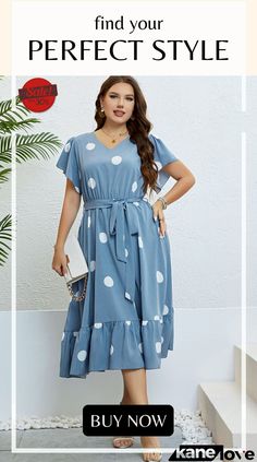 Polka Dot Belted Flutter Sleeve Ruffle Hem Dress Polka Dots Fashion, Ruffle Hem Dress, Color Pick, Hem Dress, Elevate Your Style, Ruffle Hem, Flutter Sleeve, Women's Fashion Dresses, Your Style