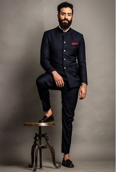 Read on to know about the history and origin of the iconic Nehru Jacket. Wedding Kurta For Men, A Man In A Suit, Man In A Suit, Mens Fashion Wedding