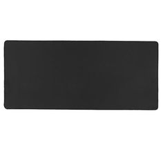 a black mouse pad on a white background