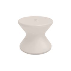 a small white stool on a white background with no one around it or someone else